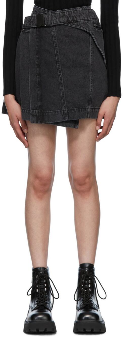 Eytys Classic Black Jenna Miniskirt Size M